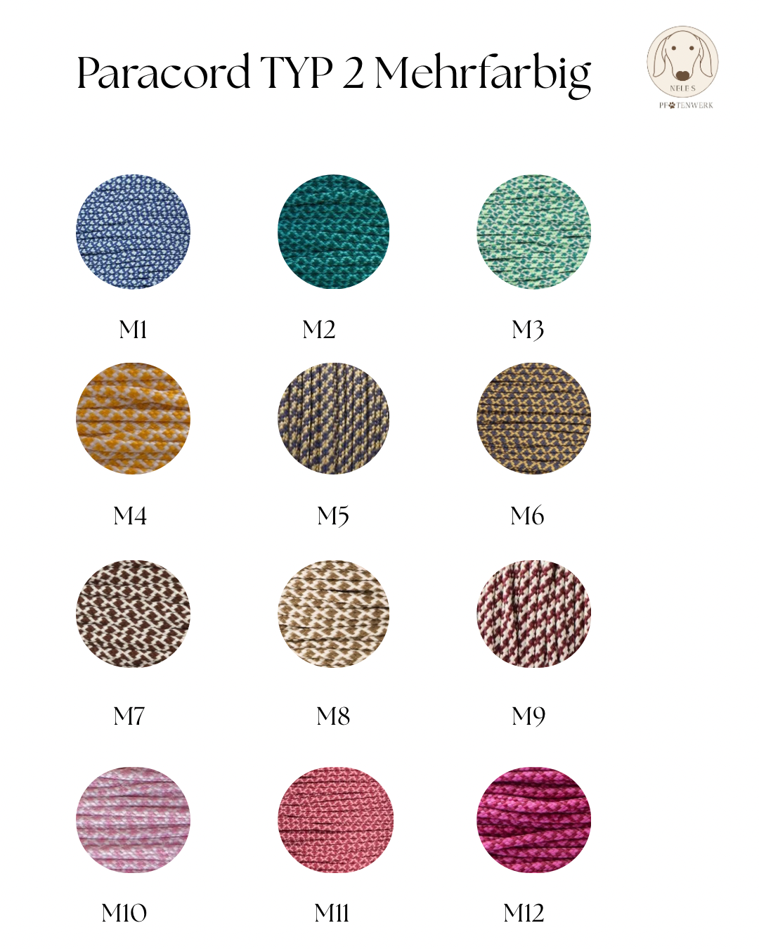 Retrieverleine Biothane x Paracord