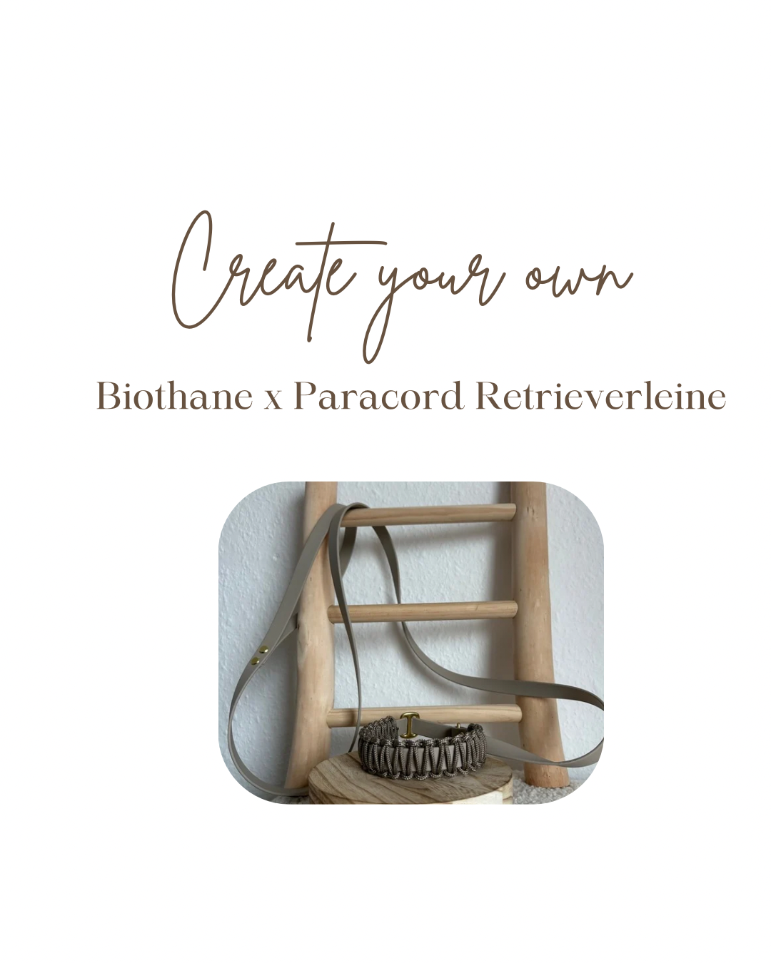 Create your own Retrieverleine Biothane x Paracord