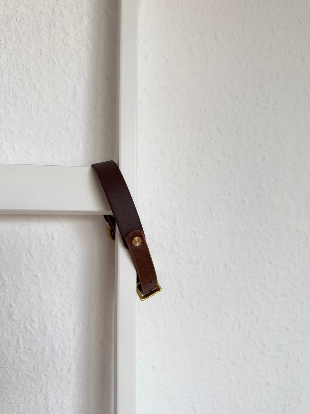 Leder x Biothane Duo Halsband | Nougat Dunkelbraun