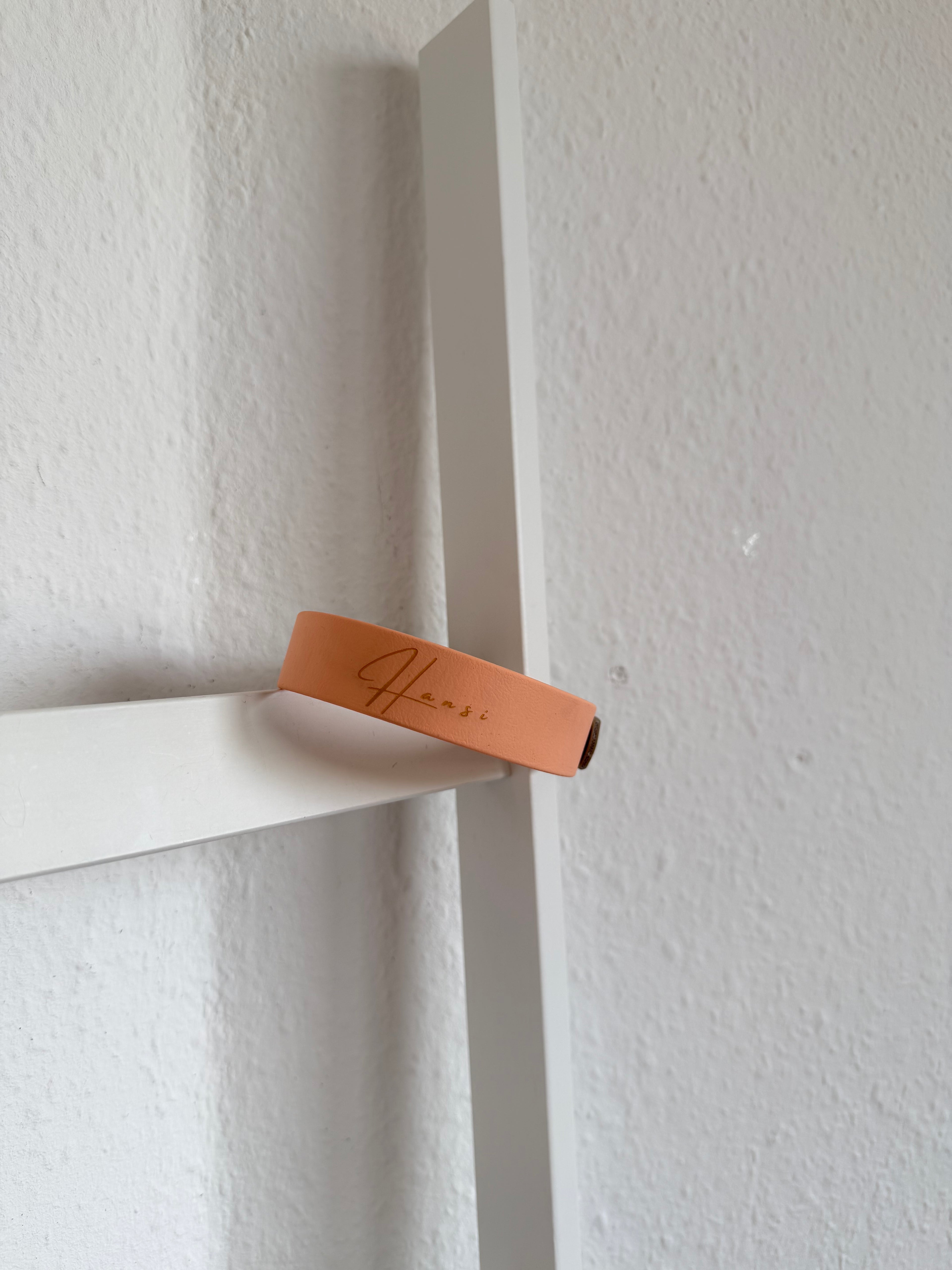 Biothane Duo Halsband | Peach