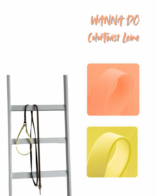 WANNA DO ColorTwist Leine • Gelb & Orange