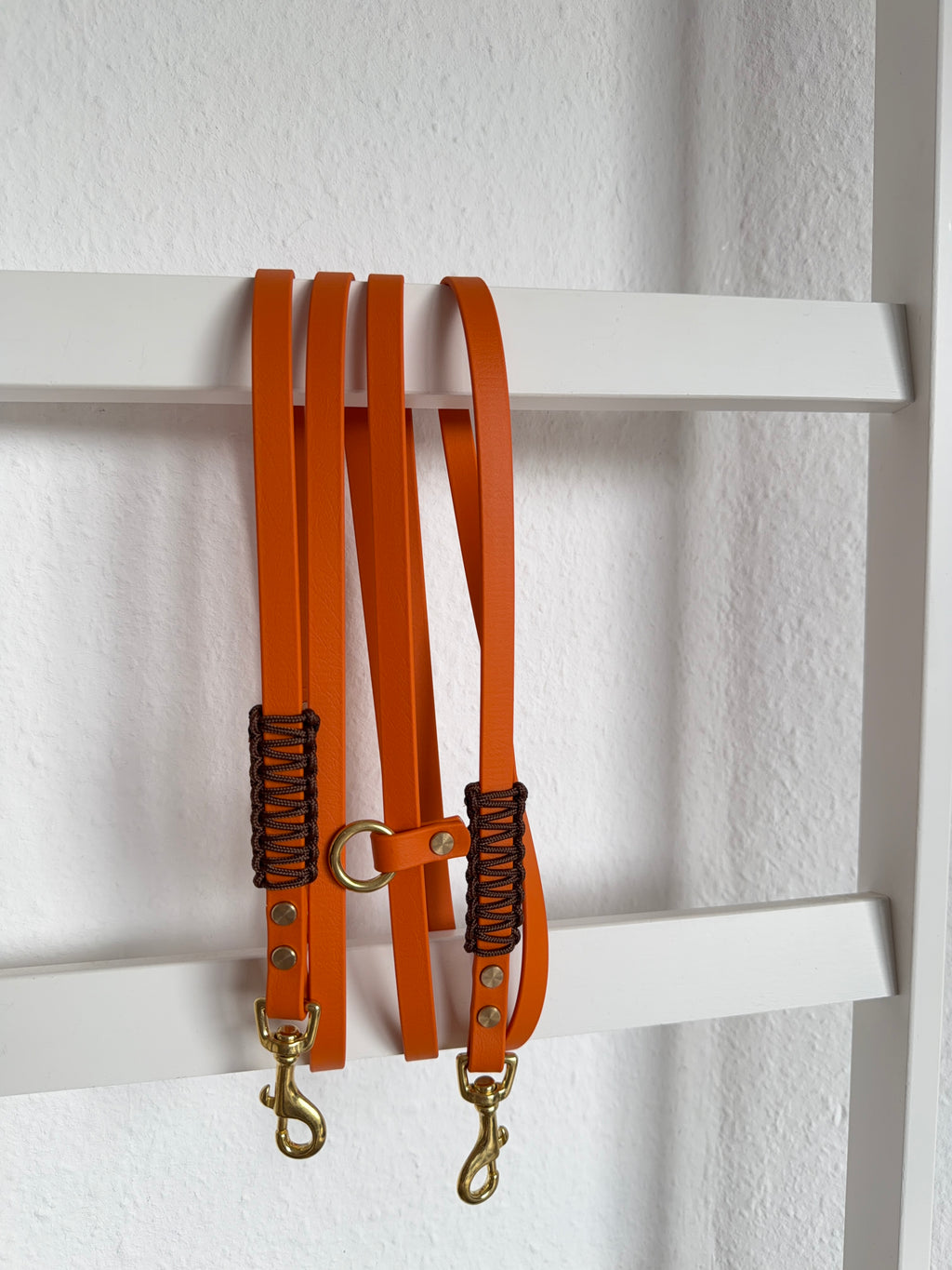 Biothane x Paracord Leine | Pumpkin Spice
