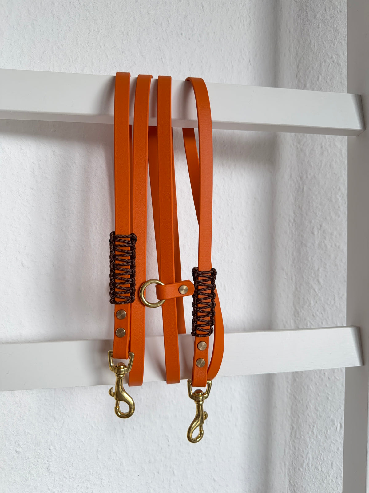Biothane x Paracord Leine | Pumpkin Spice