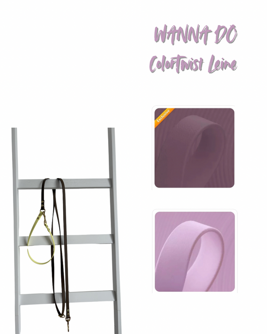 WANNA DO ColorTwist Leine • Lila