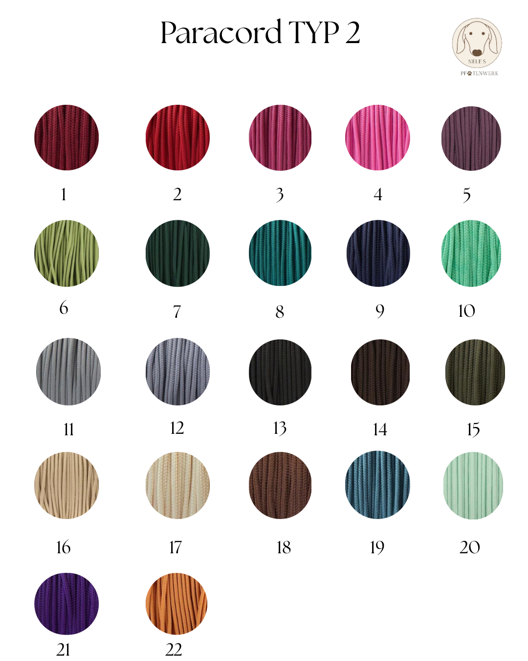 Retrieverleine Biothane x Paracord