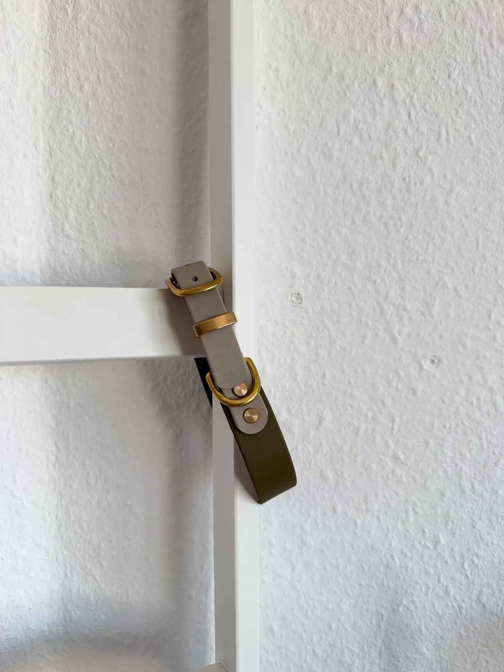 Biothane Duo Halsband | Olive Dune