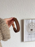 Classic Halsband - Peanut HU 26,5-32,5cm