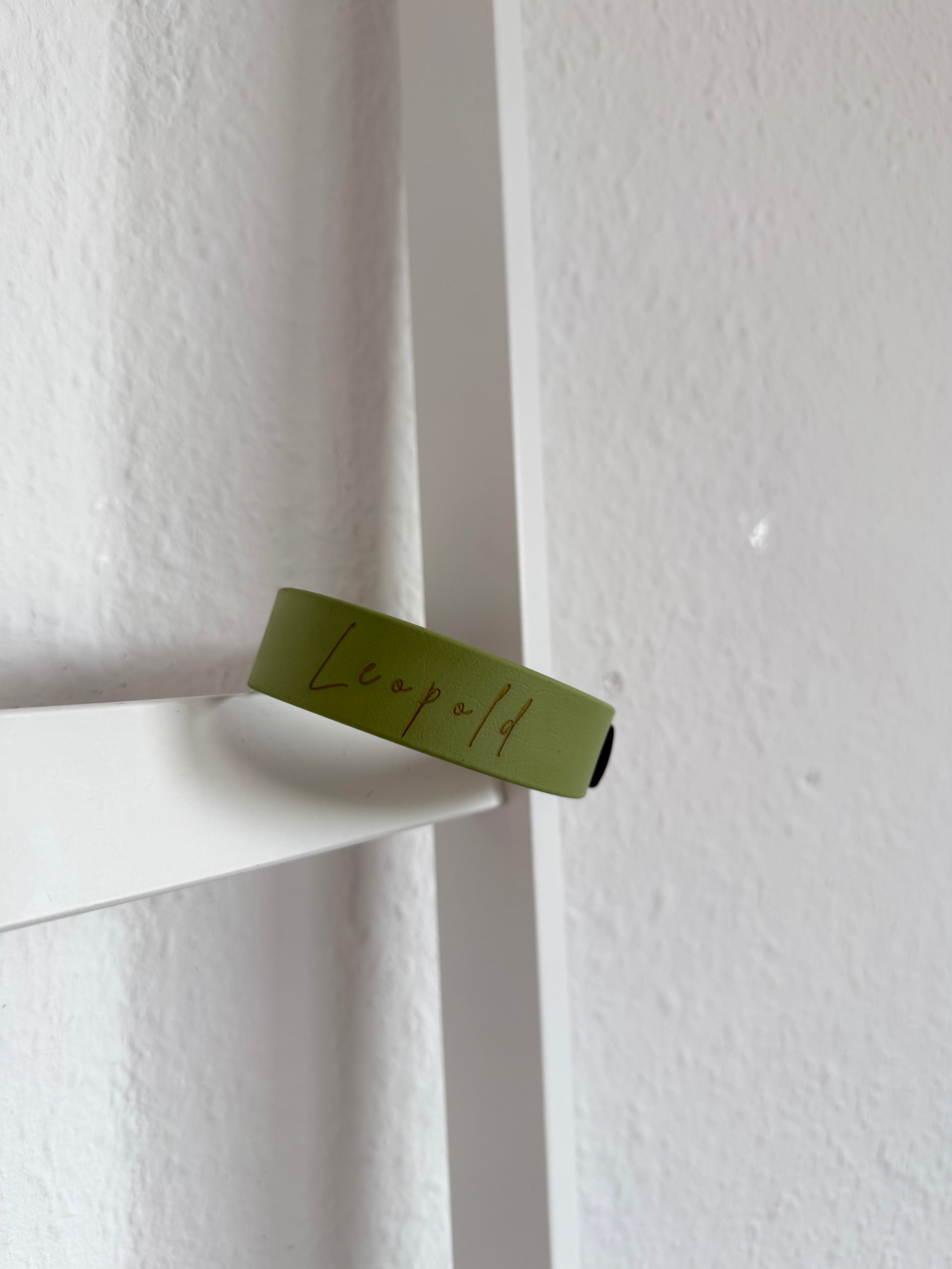 Biothane Duo Halsband | Avocado